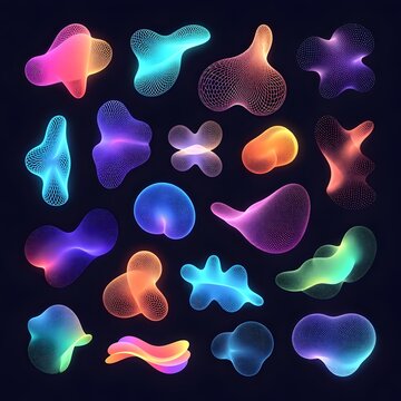 Abstract UI Gradient Elements