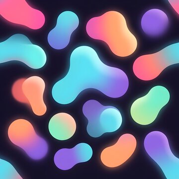 Vibrant Liquid Shapes Collection