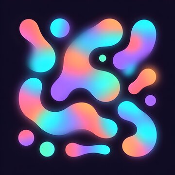 Abstract Gradient Blobs Pack