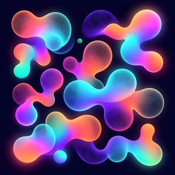 Abstract Gradient Blobs Pack
