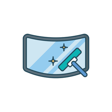 Car Glass Cleaner Icon