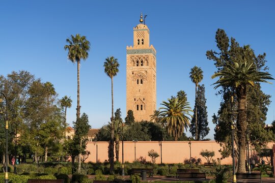 Minaret of the Koutoubia Mosque, Morocco