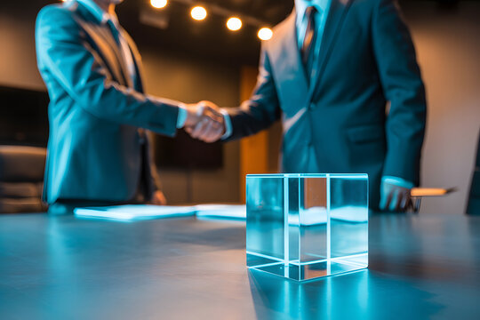 Strategic Business Partnership Agreement Fostering Creative Enterprise Innovation Connecting Corporate Executive Alliances and Optimizing Glass Cube Matrix Structures Globally