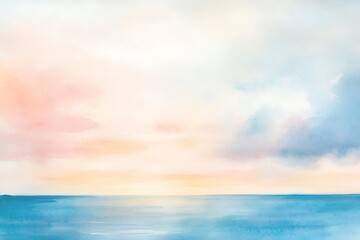 Fototapeta premium Serene sunset over calm ocean