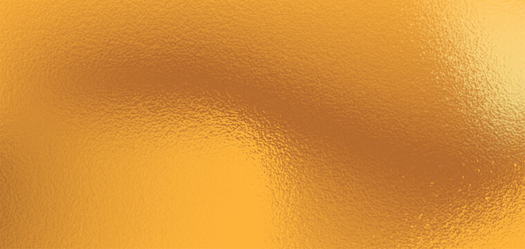 Golden frosted glass texture background with warm amber light gradient