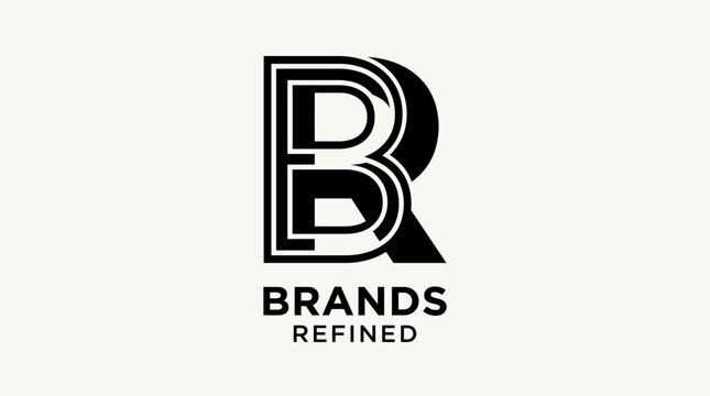 Professional BR monogram logo with Brands Refined text.