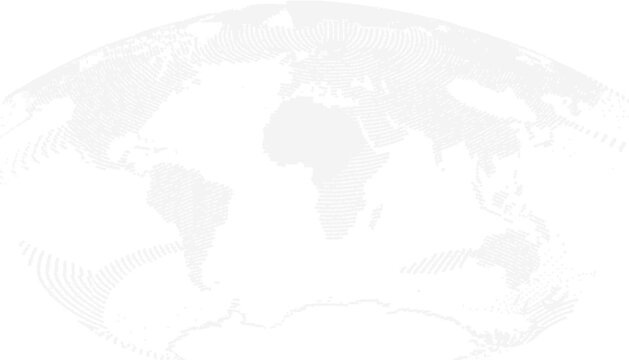 Global Network Connections: World Map with Digital Data Points and Lines