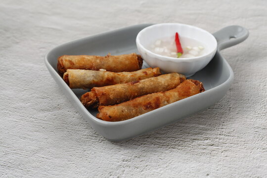 Filipino food called Lumpiang Shanghai