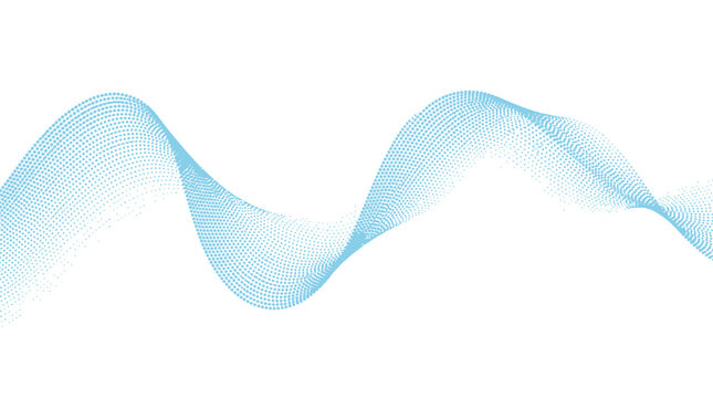 Elegant flowing soft blue wave design element featuring smooth curves and translucent gradient textures created with high resolution digital artistic techniques for professional graphic projects displ