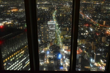 愛知県 名古屋市のミッドランドスクエア～スカイプロムナード（夜景） © Via Nova