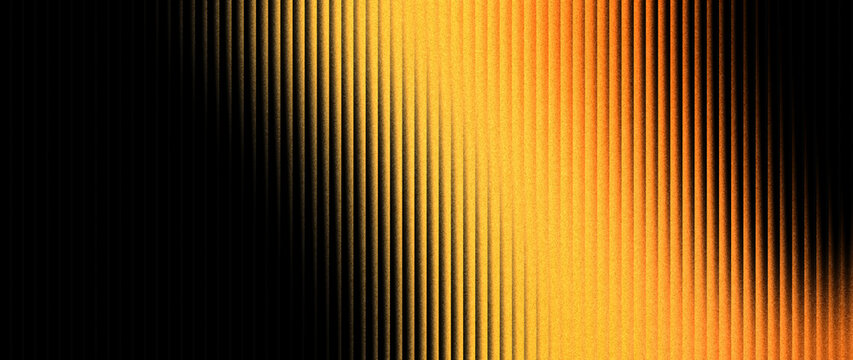 Vertical ribbed glass background covered in grainy orange and yellow gradient hues for website hero header in data science.
