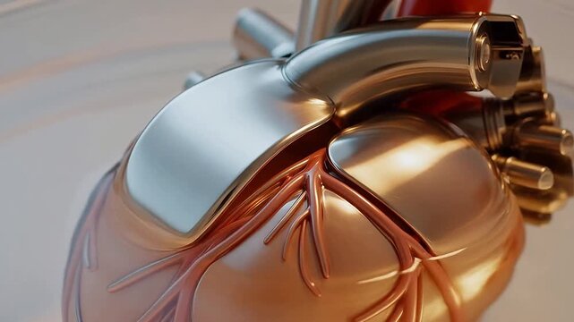 Mechanical Heart Valve Leaflets Opening and Closing in Blood Flow