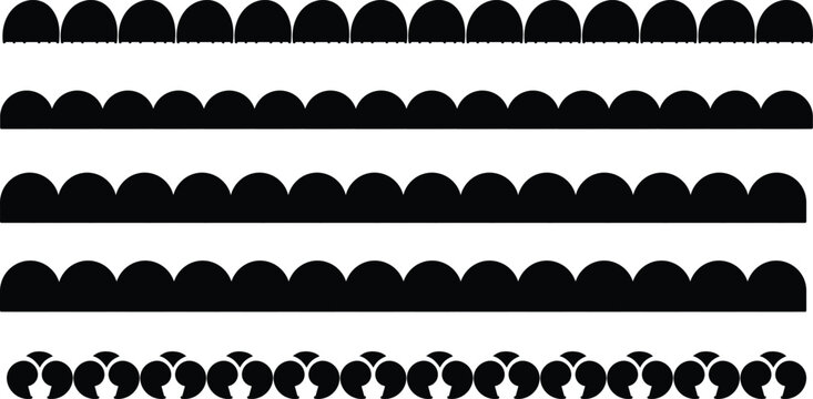 border lines with different wavy and zigzag edges isolated on white,Slant line halftone gradation texture. Fading diagonal stripe gradient background. Black oblique pattern backdrop