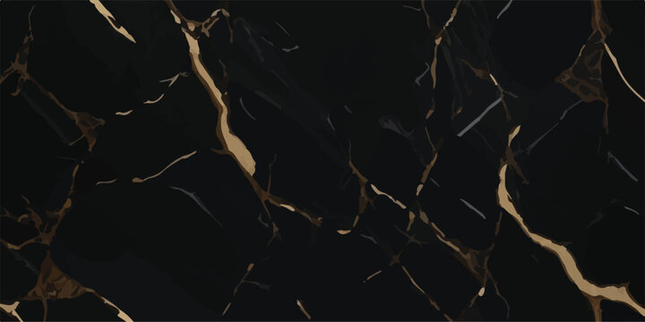 Luxurious black marble texture with golden veins background interior material polished architectural abstract backdrop precious patterned detailed aesthetic creative sophisticated