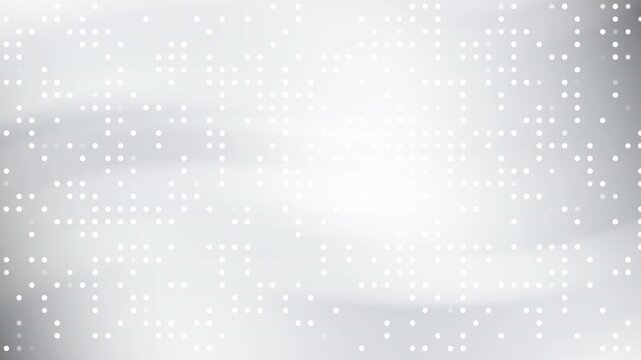abstract white and gray gradient background with small uniform dots in light gray gradient. Bright design suitable for modern web graphics or delicate print materials.