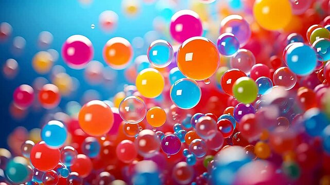 Digital colorful candies artistic geometric abstract background