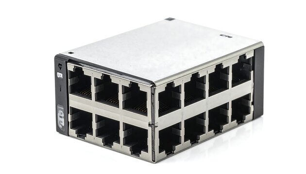 A network switch with 16 ports