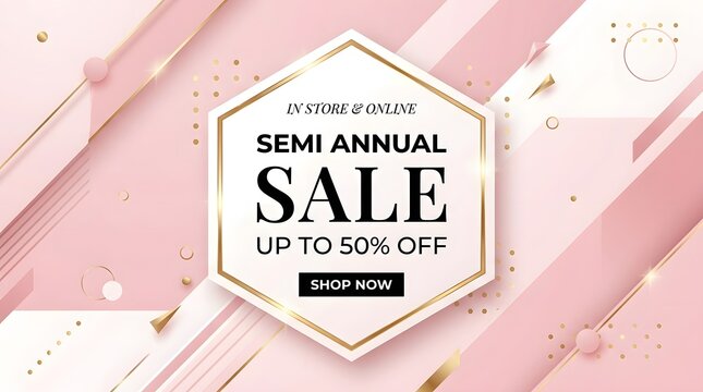 Semi annual sale up to 50 off in store and online shopping