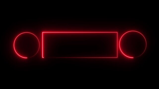 A glowing neon sign with vibrant colors, featuring a bold, modern font. Text 2 illuminated with a bright, electric glow against a dark background.