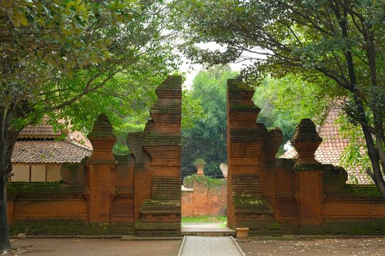 Cirebon, Indonesia, June 3, 2026. Historical Complex of Keraton Kasepuhan Palace in Cirebon, West Java, Indonesia Heritage Landmark