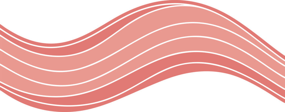 Vibrant red flowing abstract wave pattern on white background red waves abstract waves