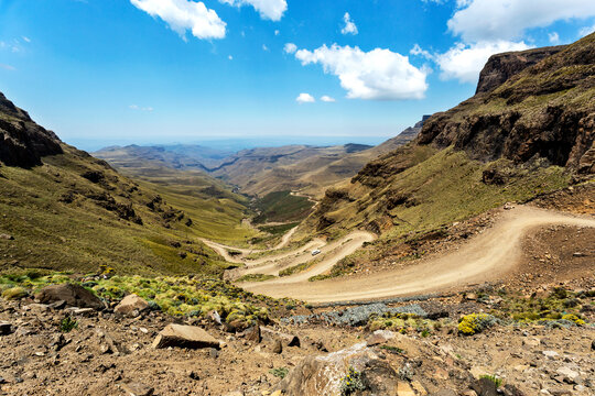Africa, South Africa, KwaZulu-Natal, Underberg, Sani Pass