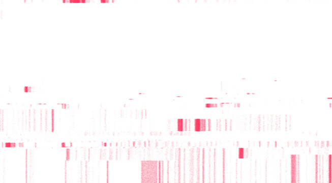 VHS Glitch Overlay on Transparent Background, CRT Scanline Texture PNG, RGB Signal Distortion Effect, Retro TV Static Noise, Digital Error Layer