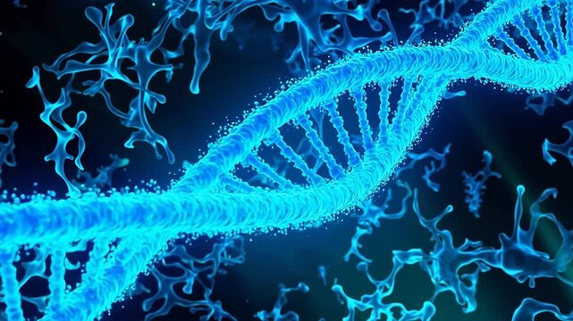 Molecular Machinery: RNA Polymerase II Transcribing DNA to mRNA