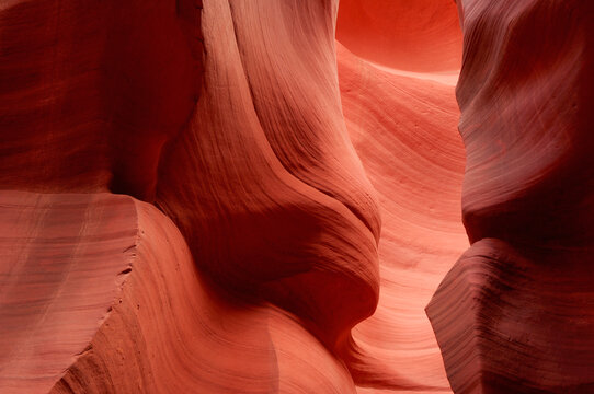 USA, Arizona, Lower Antelope Canyon near Page City