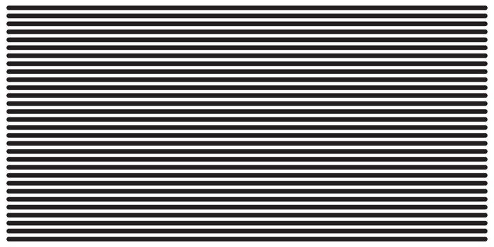 Vertical black parallel straight sticks isolated on white background. Simple striped graphic print. Texture of prison bar. Vector  illustration.