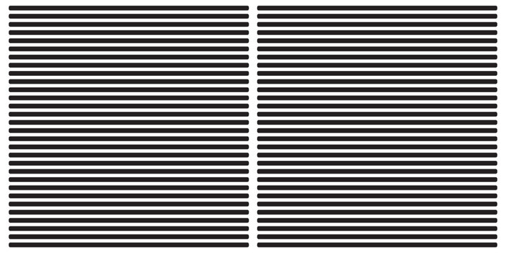 Vertical black parallel straight sticks isolated on white background. Simple striped graphic print. Texture of prison bar. Vector  illustration.
