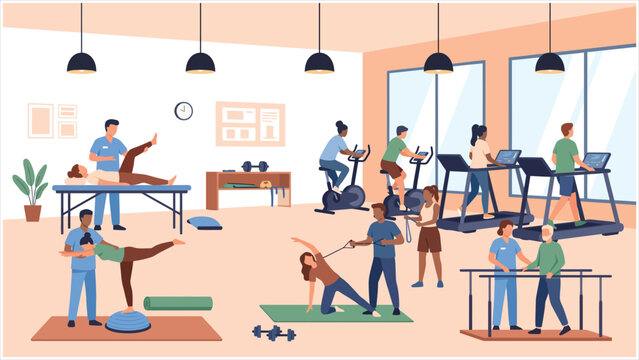 An Architectural and Operational Overview of Modern Physical Therapy Clinics, Integrated Material Exercise Gyms, and Multidisciplinary Rehabilitation Facilities.