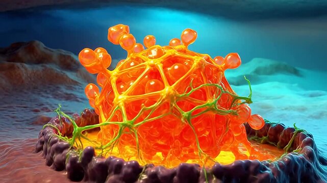 Vivid 3D Molecular Visualization of Clathrin-Mediated Endocytosis