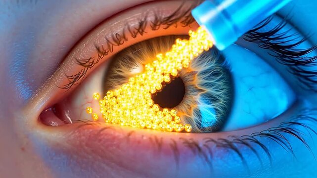 Nano Artificial Retina Replacing Damaged Photoreceptor Cells