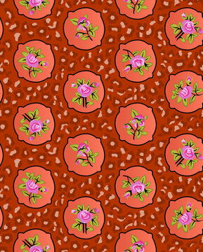 All work flower design background taxture