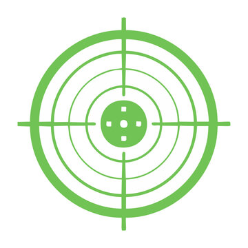 Green target crosshair icon