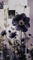 Obraz premium Combination of Purple flowers purple nature plant.