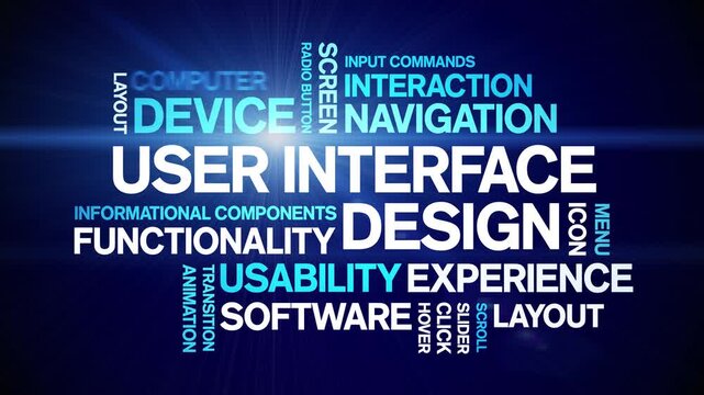 User interface design animated word cloud-gross domestic product animation tag kinetic typography seamless loop.