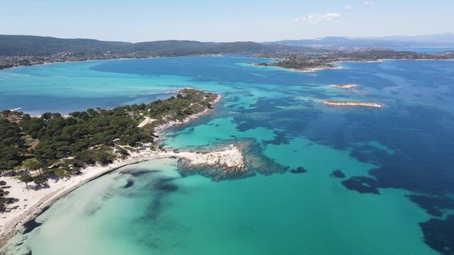 Sithonia coastline near Karydi Beach, Chalkidiki, Greece