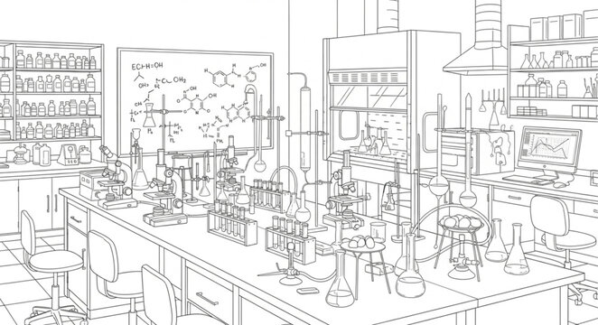 Scientists conducting experiments in a well-equipped laboratory 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 setting