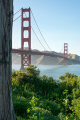 Naklejka premium Puente Golden Gate en San Francisco