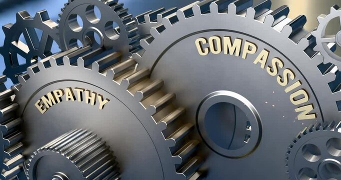 Empathy is a power gear of compassion. It's the driving force in the Compassion Engine. Empathy sets compassion in motion. No AI, created by humans for humans.