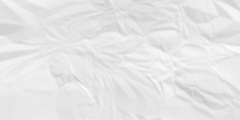 Fototapeta premium White fabric background. white crumpled paper background texture pattern overlay. wrinkled high resolution arts craft and Seamless white crumpled paper.