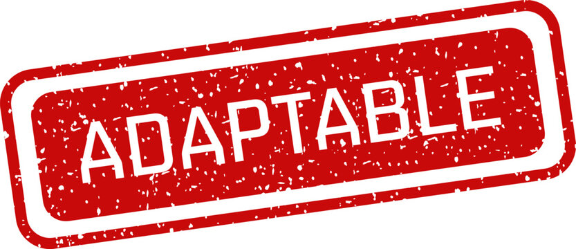 Adaptable rubber stamp graphic red ink texture for documents and approvals