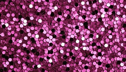 Obraz premium Vibrant Pink and Magenta Sequins with Shimmering Dot Pattern for Fashion and Textile Crafts Design