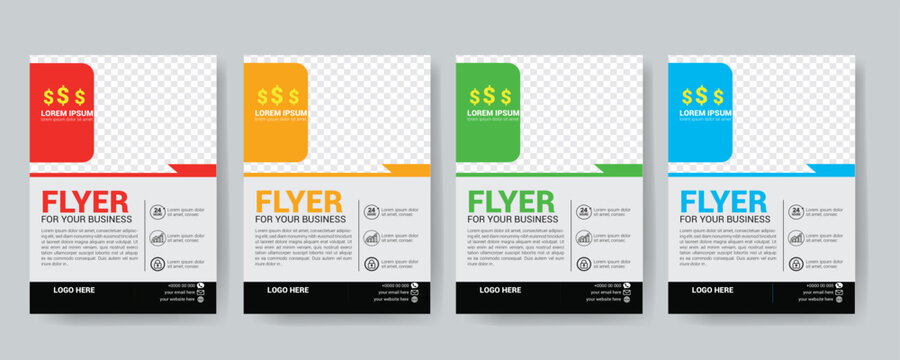 Corporate Flyer, Creative Corporate & Business Flyer Brochure Template Design, abstract business flyer, vector template design. Brochure design, cover, annual report, poster, flyer, Business Flyer Lay