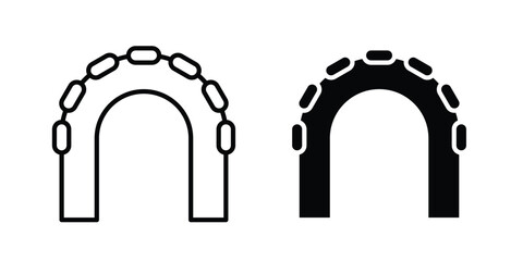 Maxilla icon clipart and thin stroke versions pack © Hunt