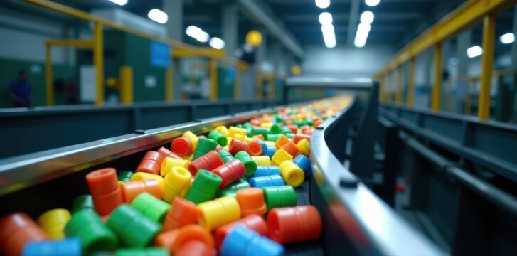 High-speed conveyor system separates recyclables , automation, equipment