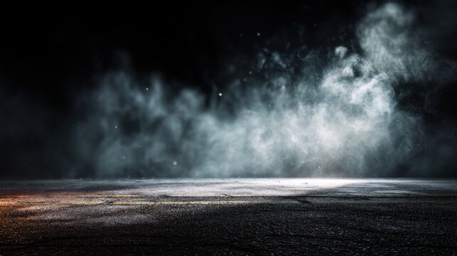 Smoke and surface abstract background