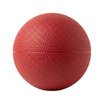 Red Textured Rubber Playground Ball